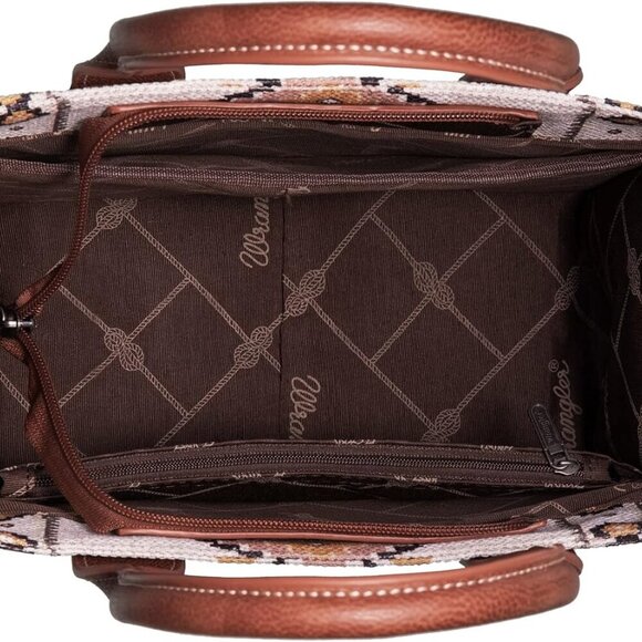 Wrangler Tote Bag for Women Western Shoulder Purses Boho Aztec Satchel Handbags - Picture 4 of 6